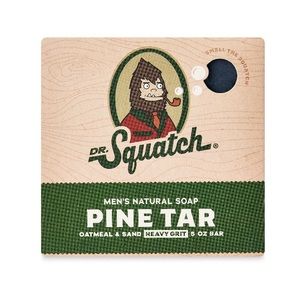 (2) Dr. Squatch Men’s Natural Soap, Pine Tar, 5oz